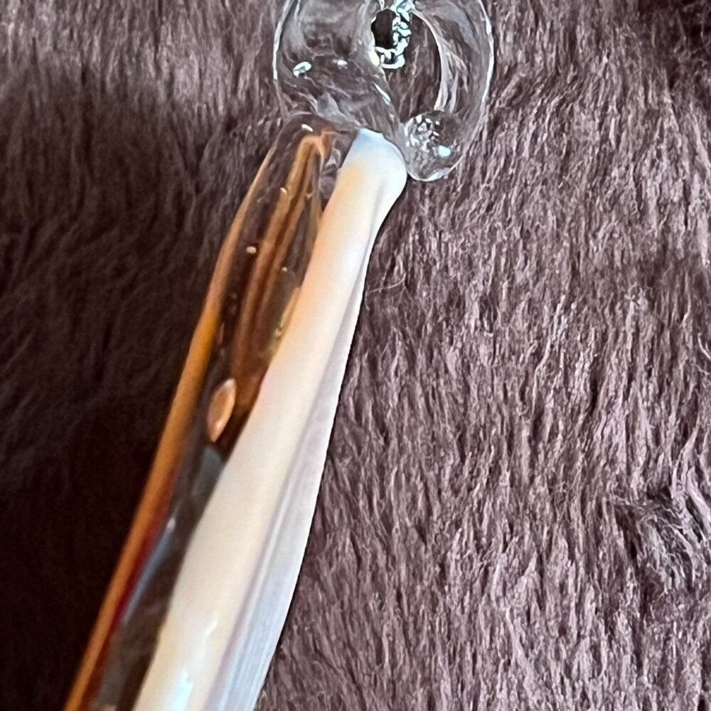 Lampwork & Dichroic Glass Pendant - Picture 4 of 8